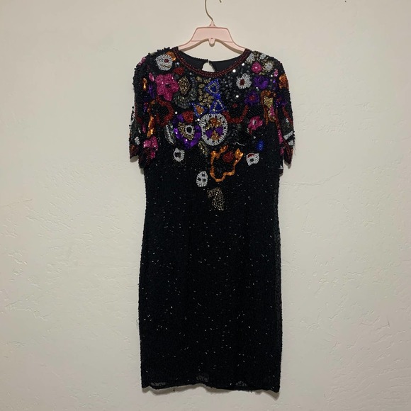 Vintage sequin dress M - Picture 5 of 7